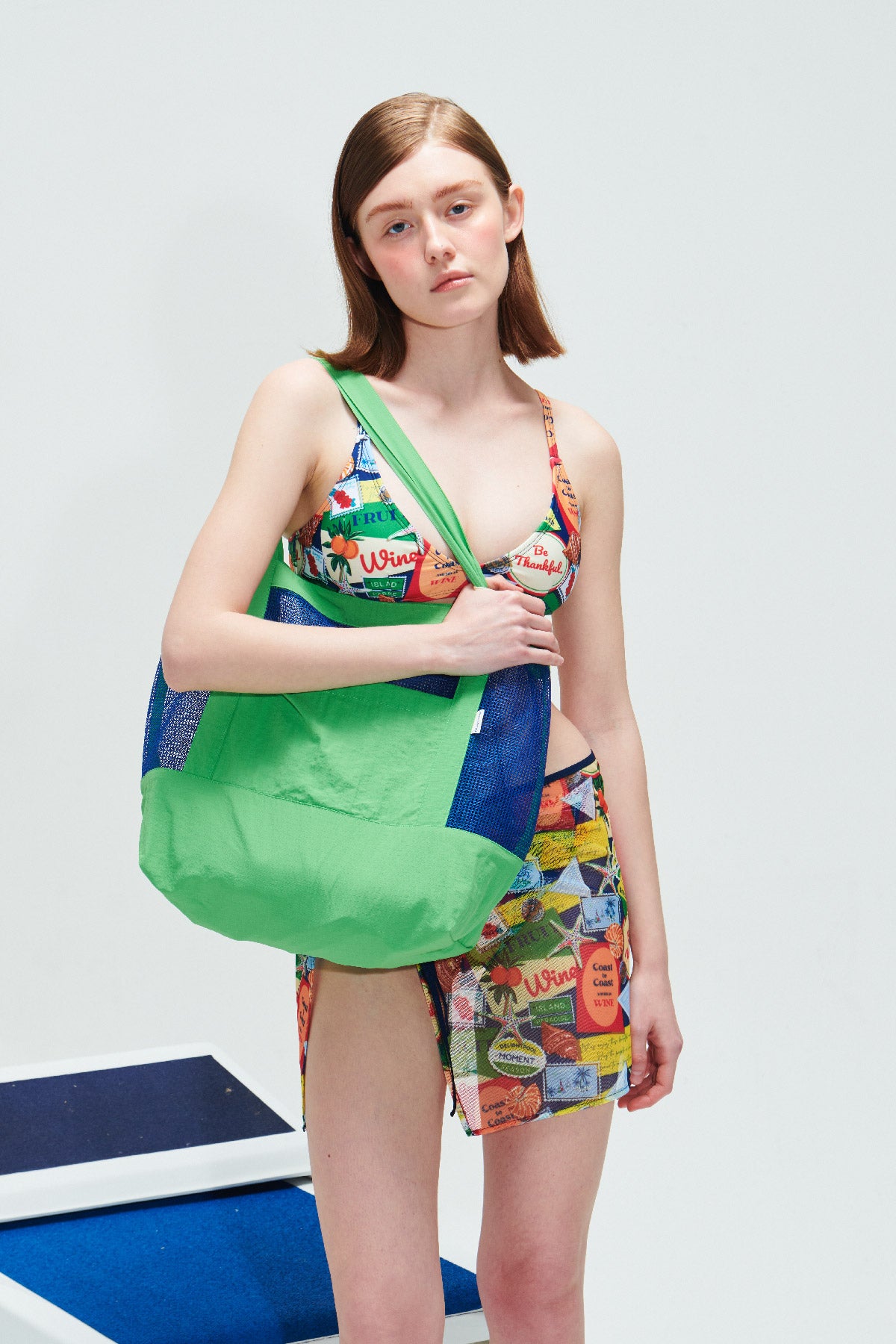 Sac en filet Santa Monica - Coucher de soleil rose