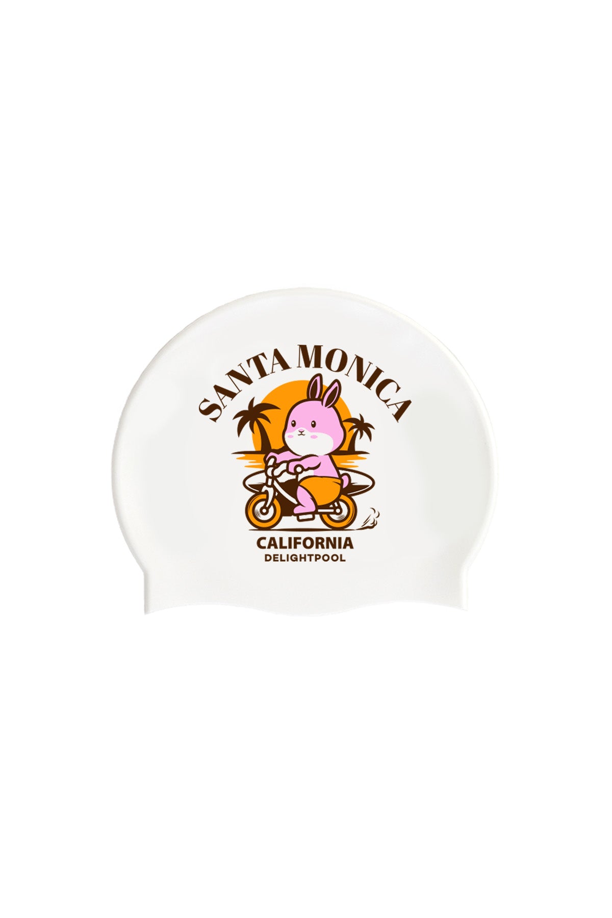 Bunny Surf swim cap - Pink