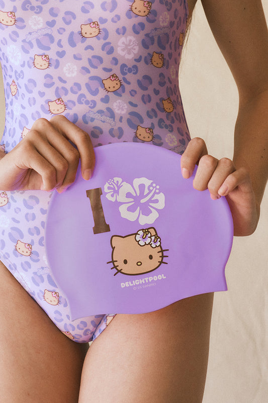 I 🌺 Hello Kitty swimcap - Lilac