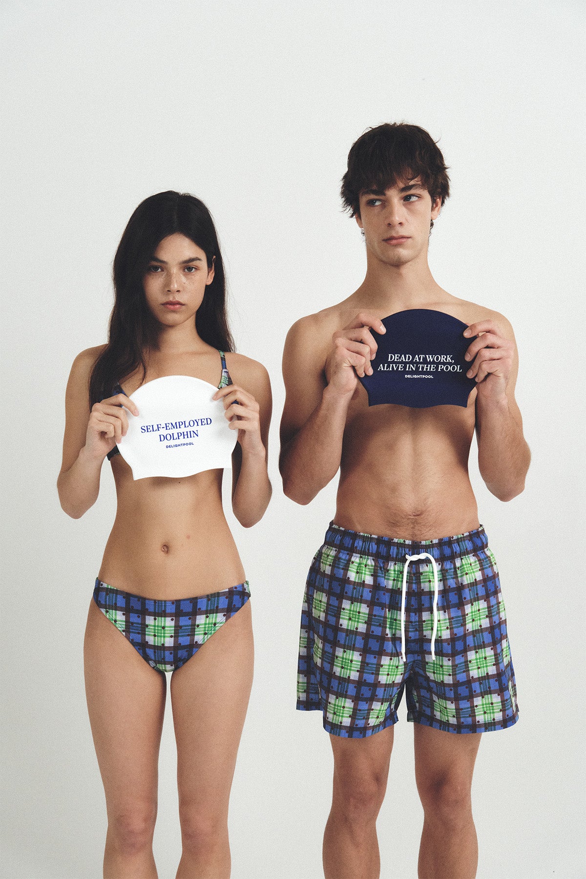 Alive in the pool Swim Cap - Navy