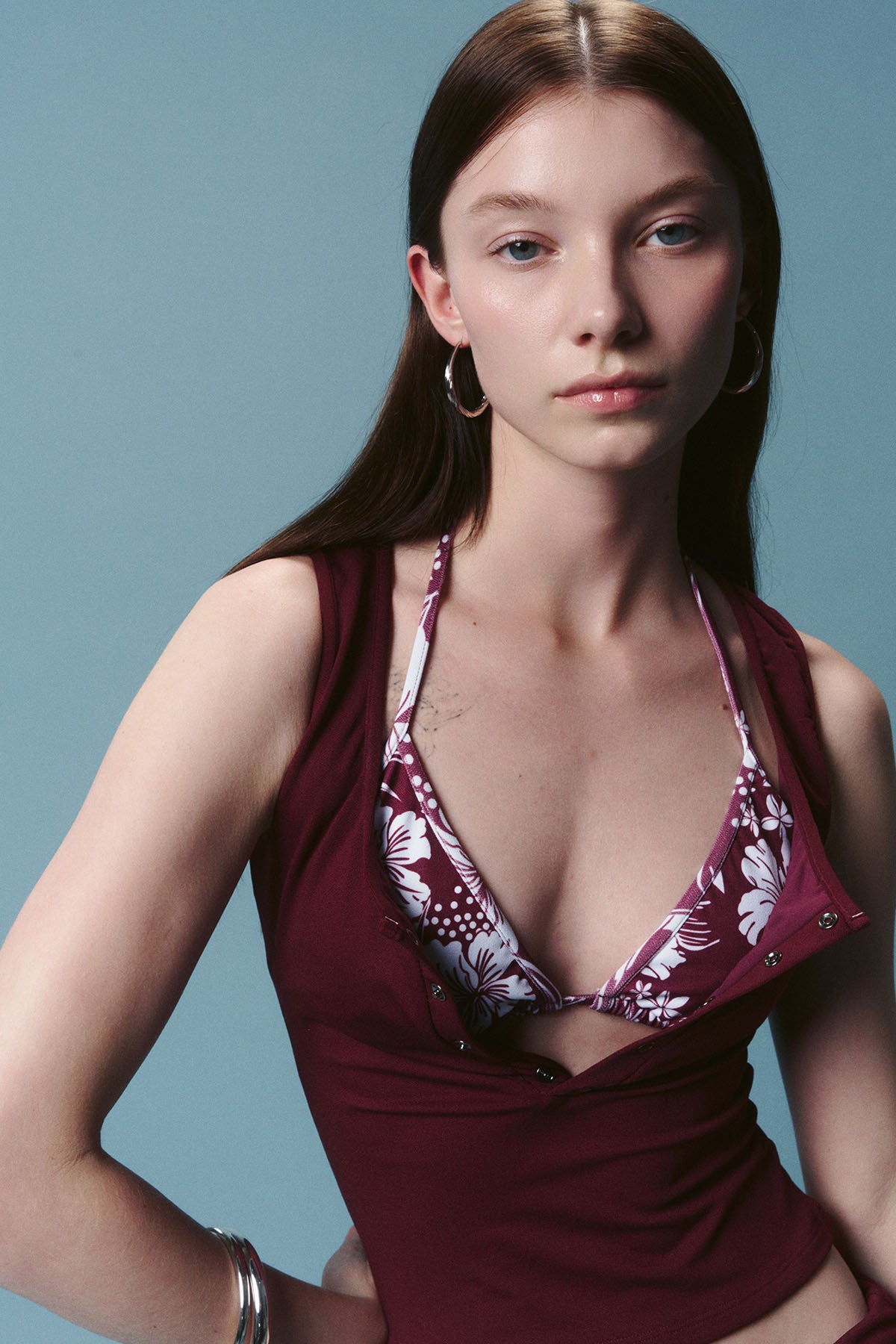 Isla Swim Tank - Bordeaux