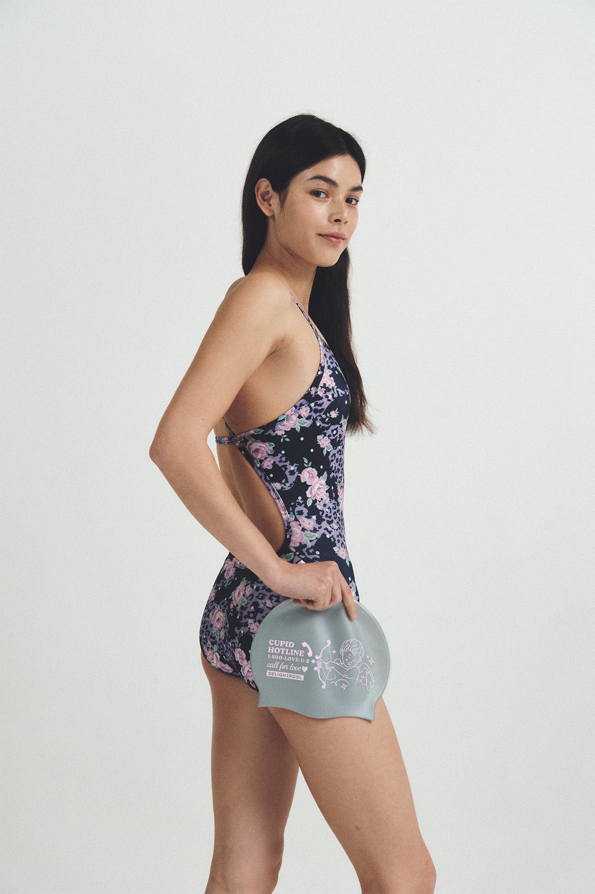 Cupid Hotline : Archer Swim Cap - Silver