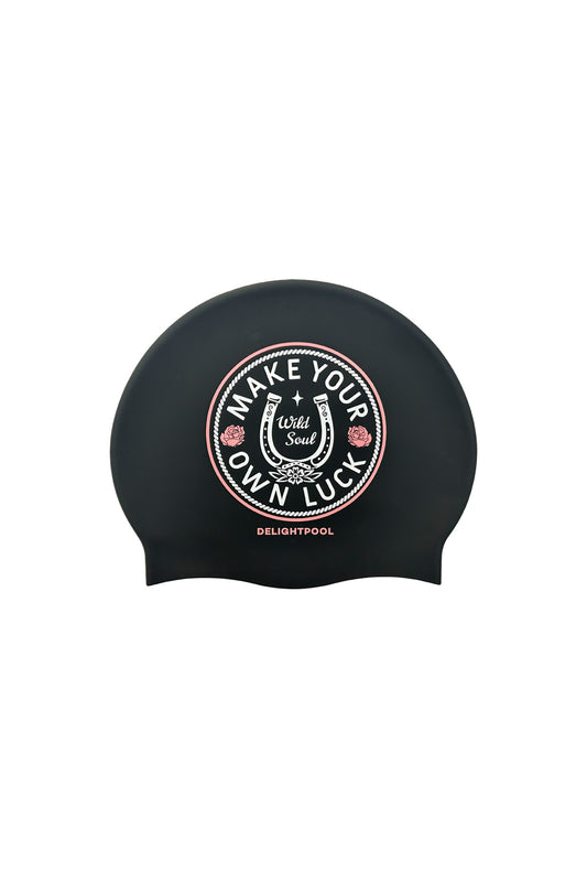 Wild Soul Swim Cap - Black