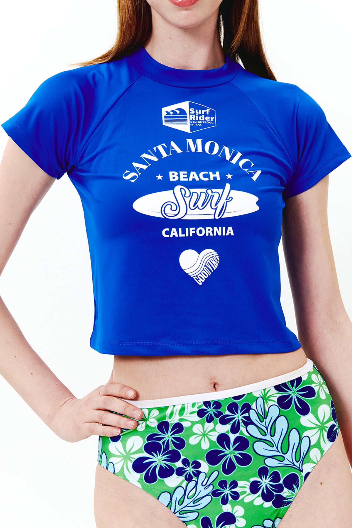 Cali Surf Top - Deep Blue