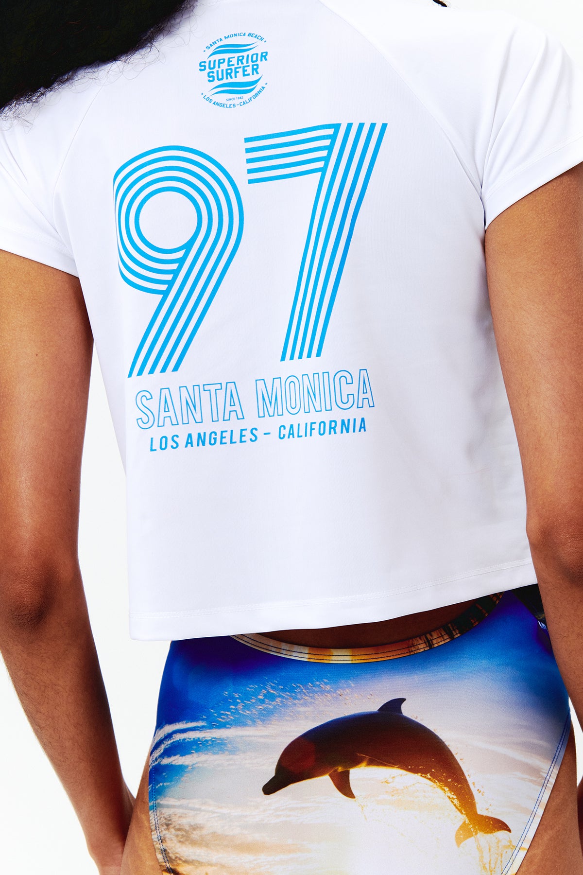 Haut de surf Cali - Vague blanche