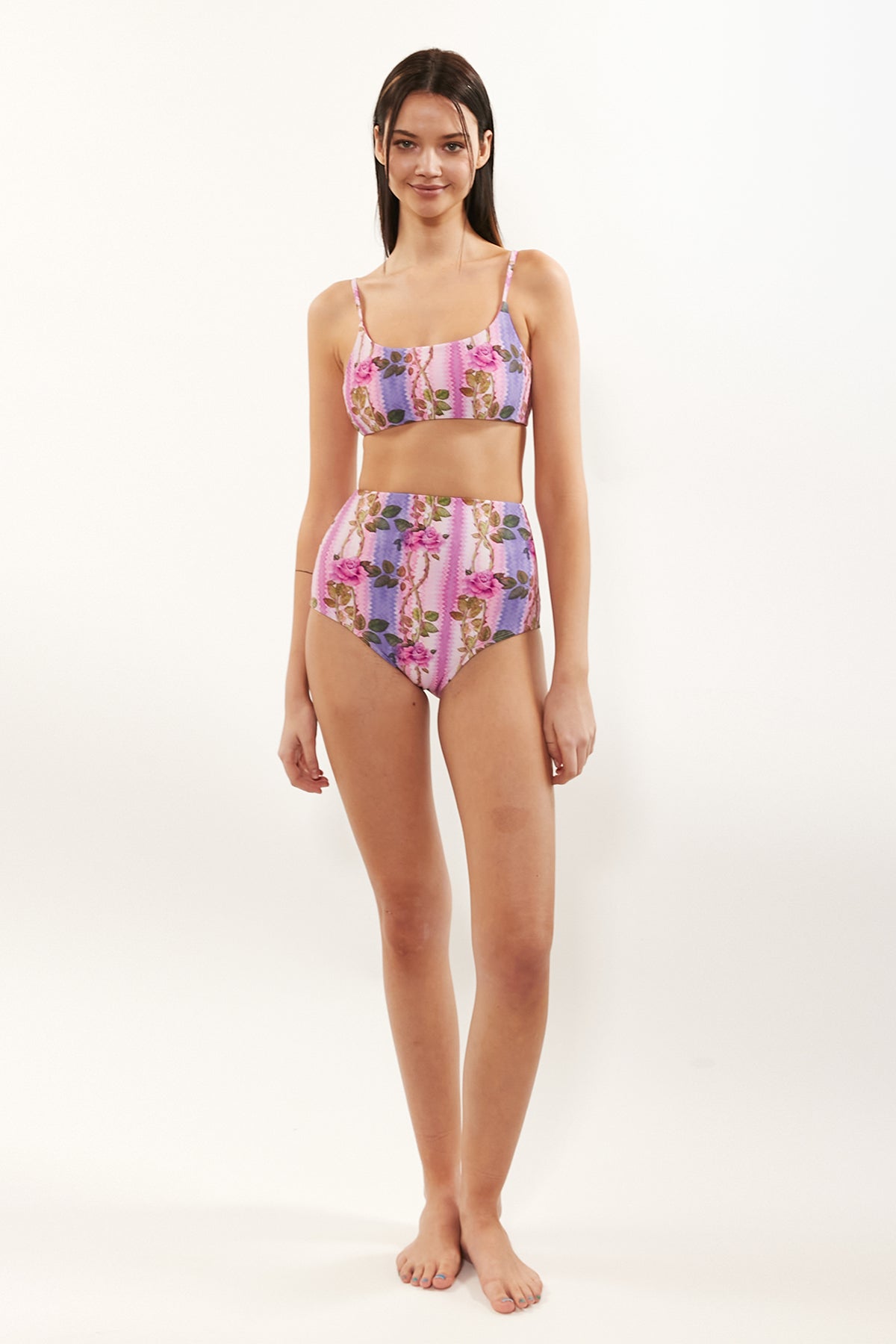 Dusty Rose Bikini Top - Rose Pink