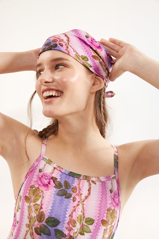 Dusty Rose Bandana - Rose Pink