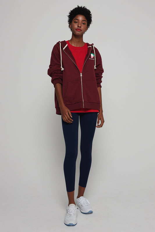 DP Hood Zip-up - Burgundy