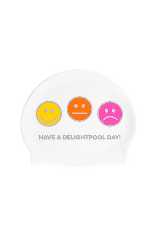 DELIGHTPOOL DAY swim cap - White (pearl)