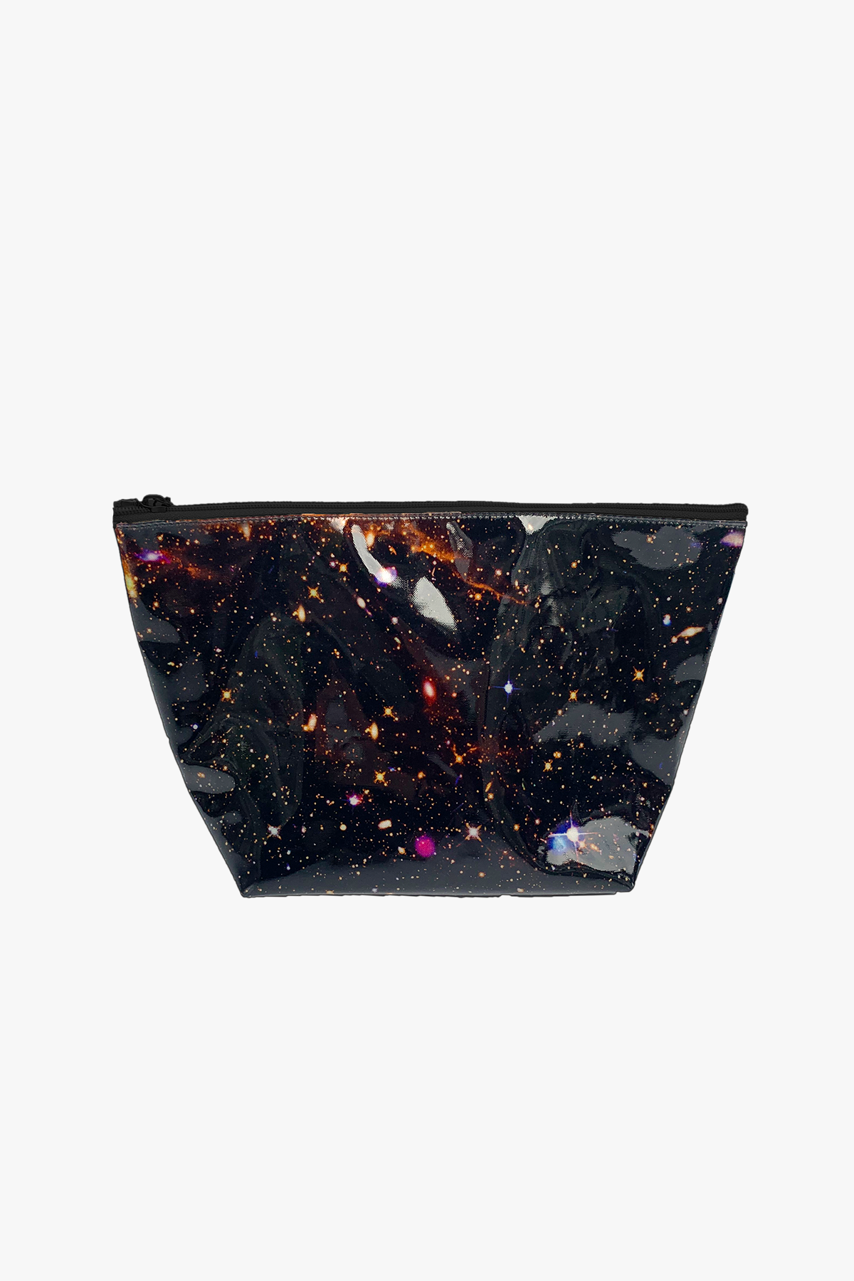 Cosmic glossy Pouch - Black