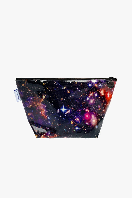 Cosmic glossy Pouch - Black