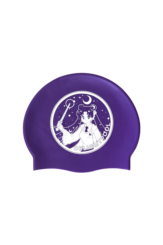 Moon Crystal Power swim cap - Twinkle purple