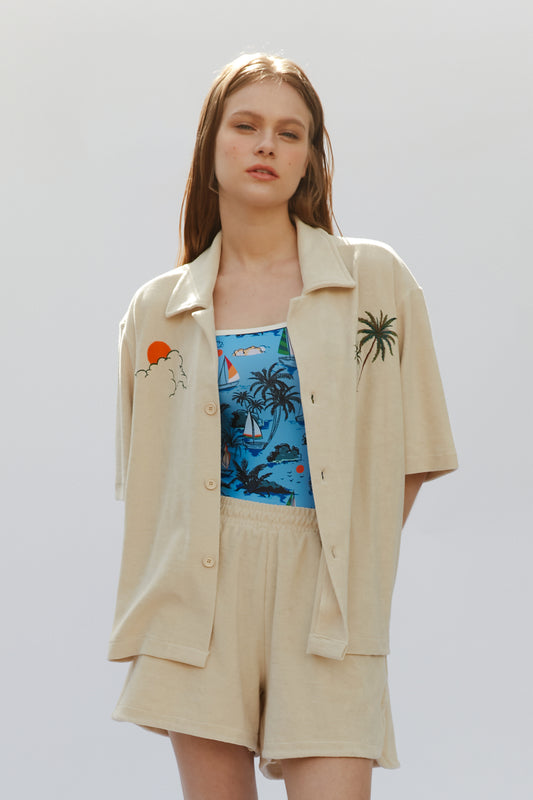 テリーシャツ - バニラアイスクリーム