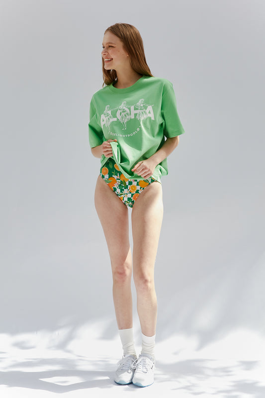 Hula Girls T-shirts - Green