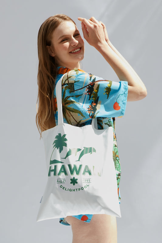 ドルフィンツインズ ショッパーバッグ - ホワイト