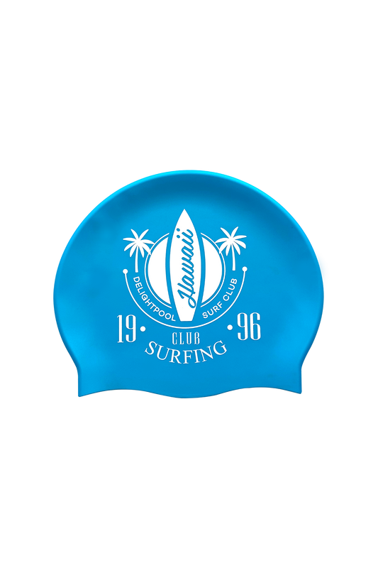 Hawaii Surf club swim cap - Blue