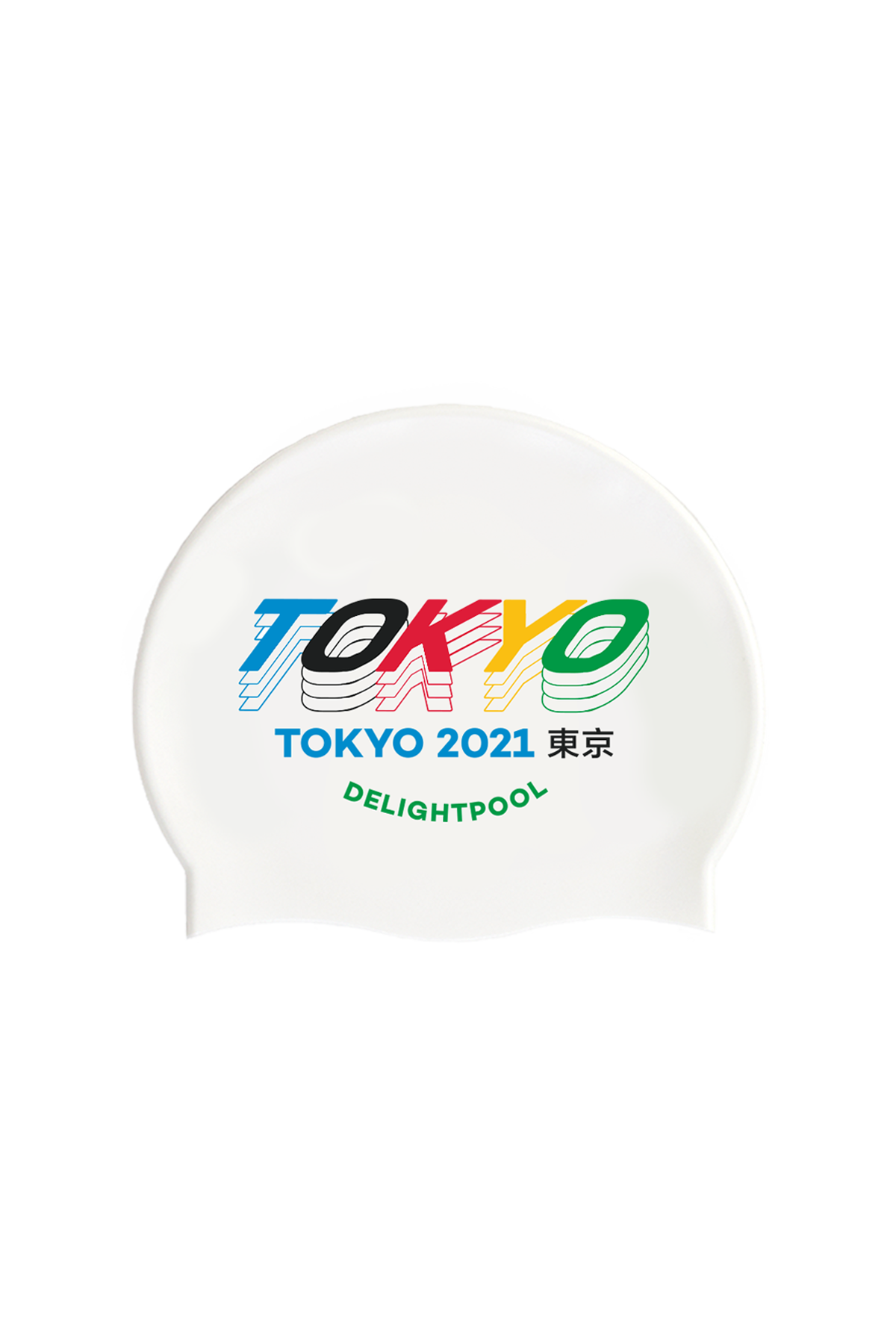 TOKYO 2021 swim cap (Tokyo 2020 Olympic edition) - White