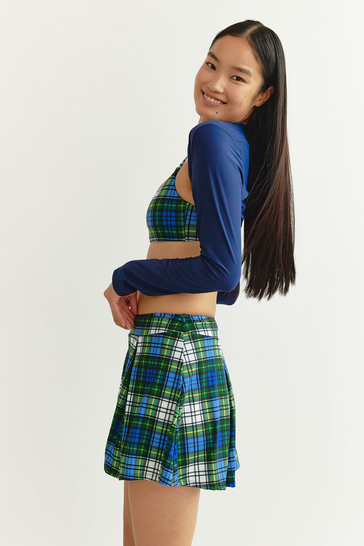 Jupe de bain Preppy - Vert classique