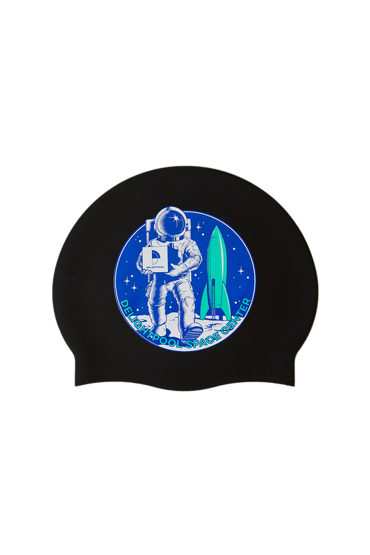 DP Space center swim cap - Cosmic black
