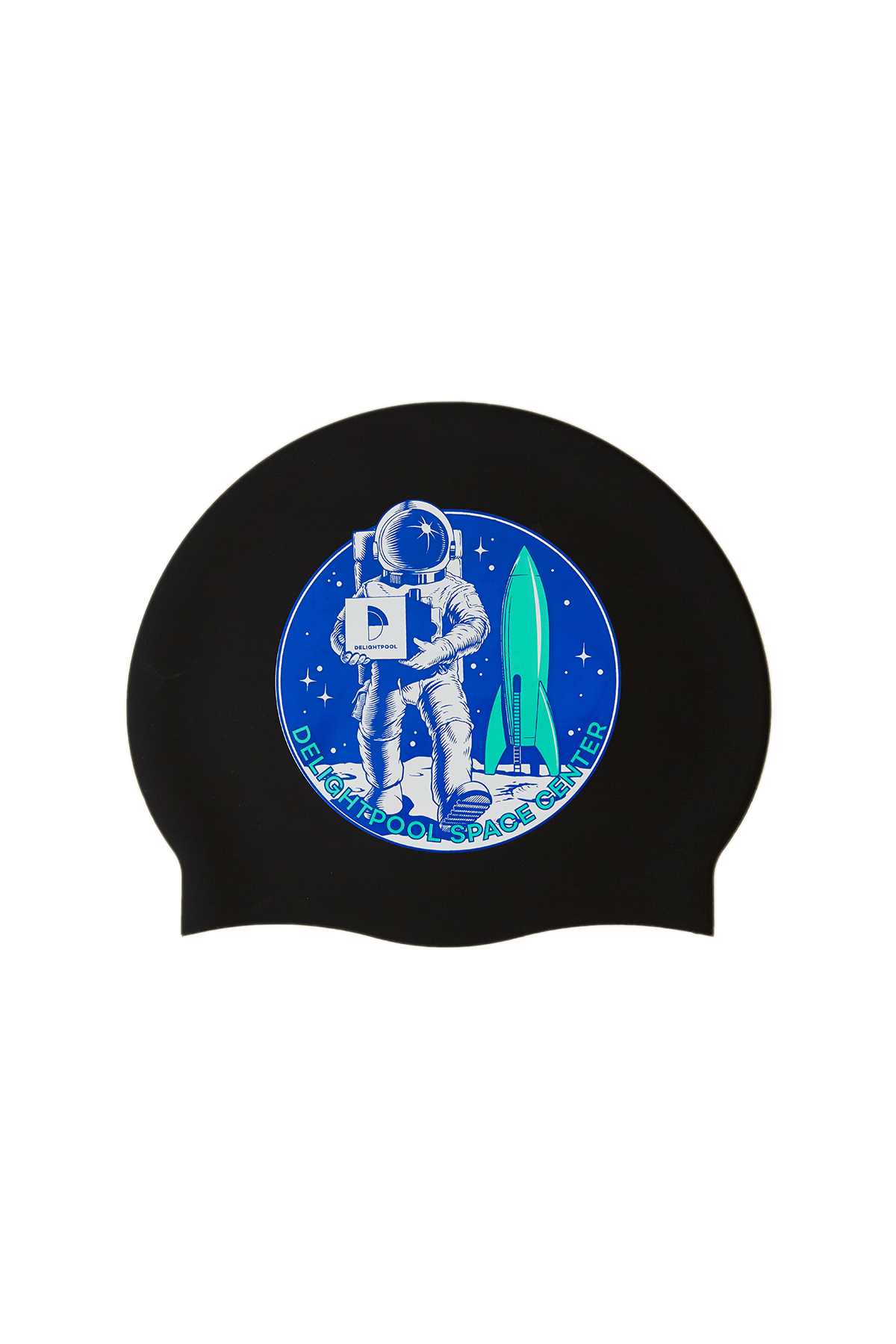 DP Space center swim cap - Cosmic black