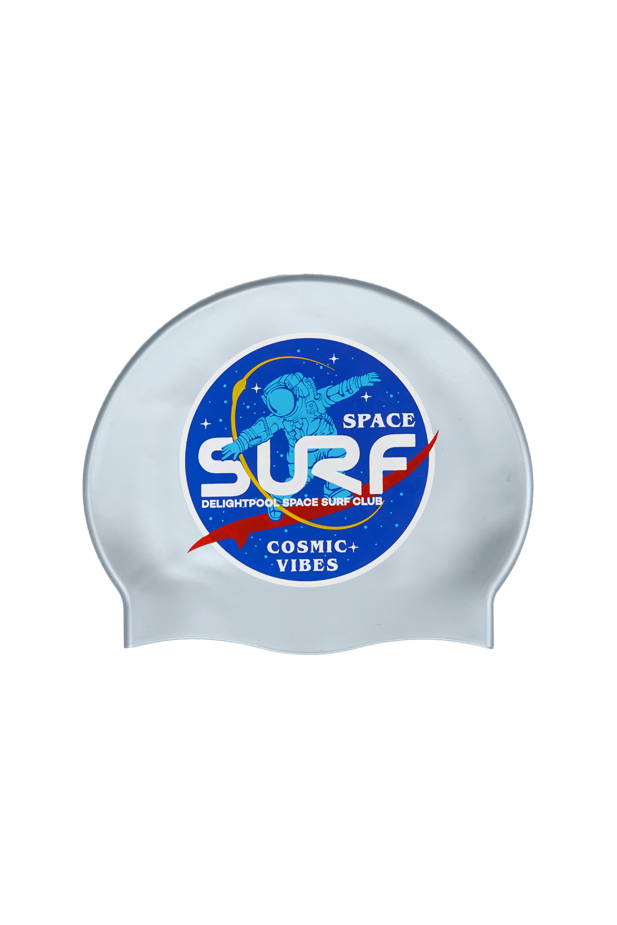 DP Space surf club swim cap - Space silver