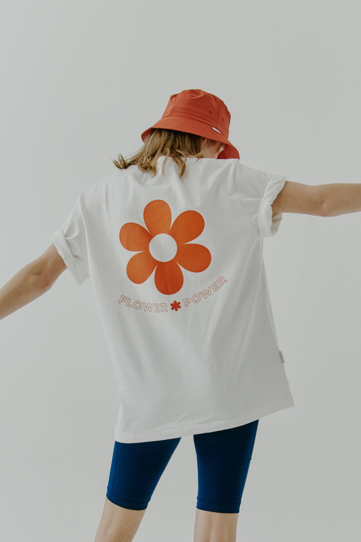 Flower power t-shirts - White