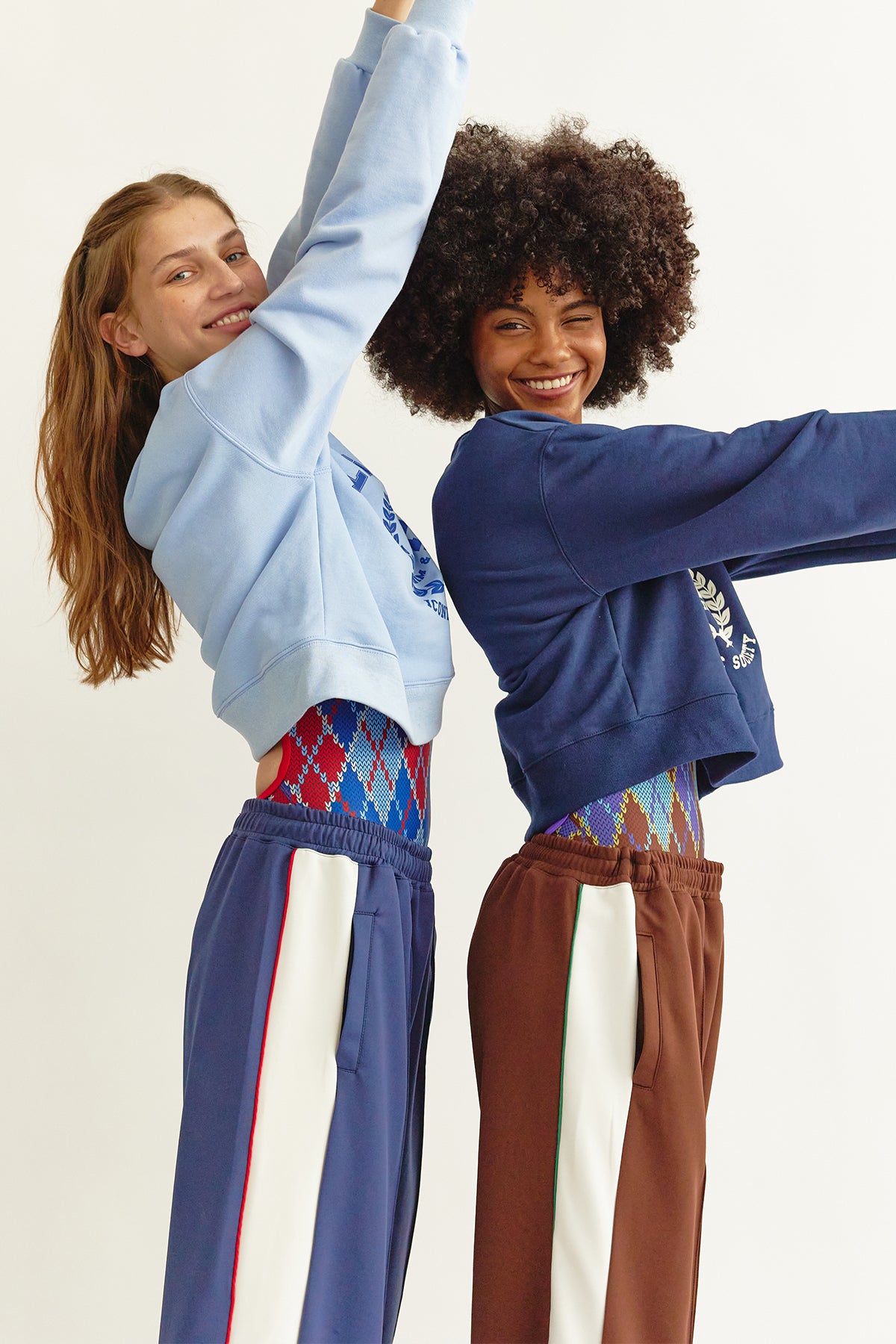 Iconic Society Cropped Sweatshirt - Preppy Navy