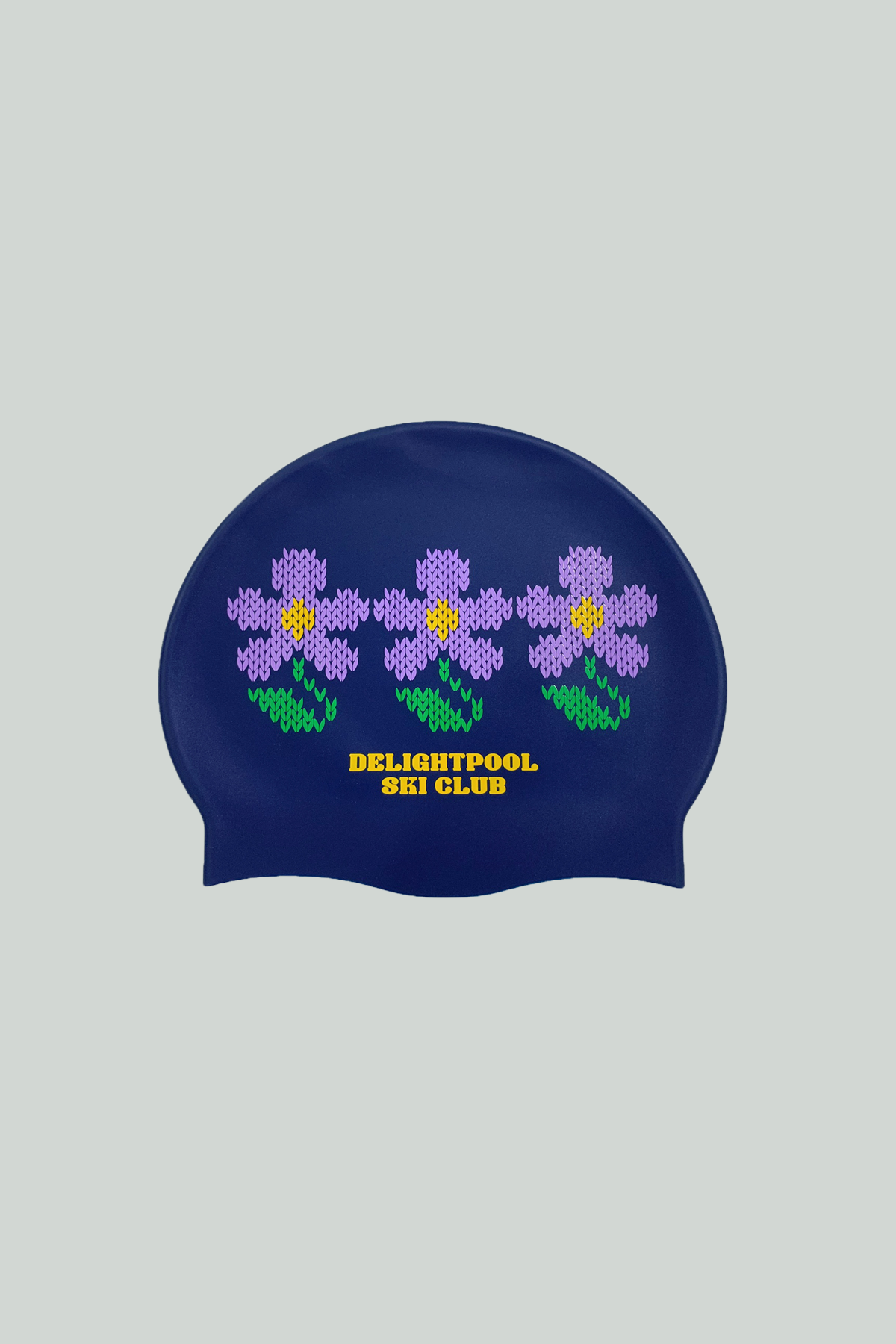 Flower Sweater swim cap - Navy