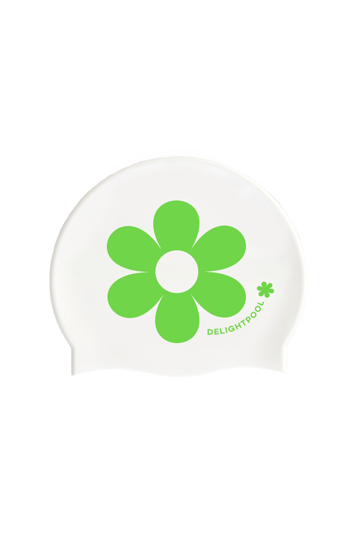 Flower power swim cap - Green