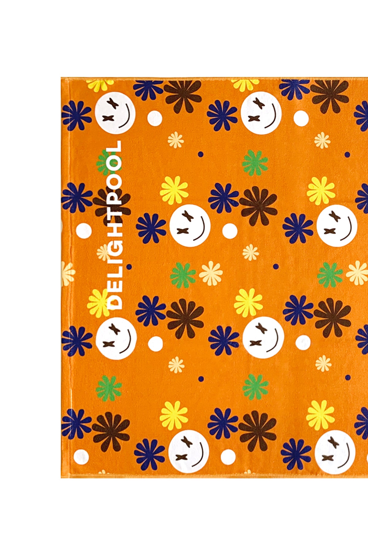 Hippie smile beach towel - Orange