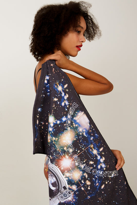 Serviette DP Space Center - Noir spatial