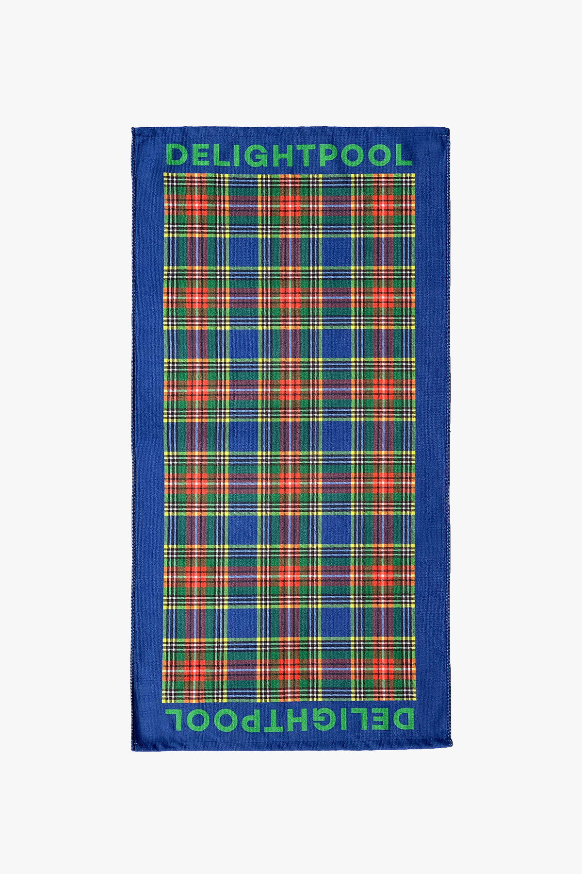 Serviette à carreaux tartan DP - Bleu