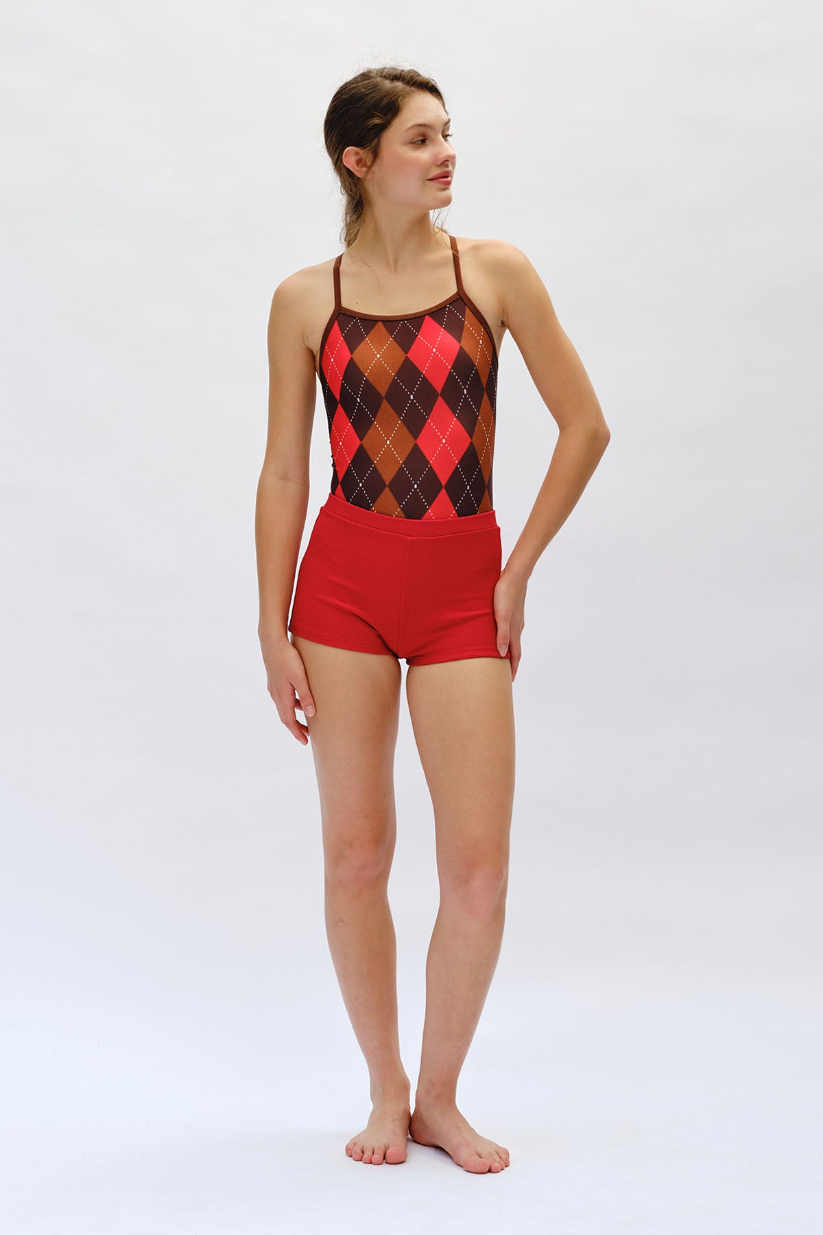 Velvet Argyle - Tender Brown