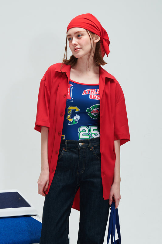 Resort 95 Long Shirts(W) - Red