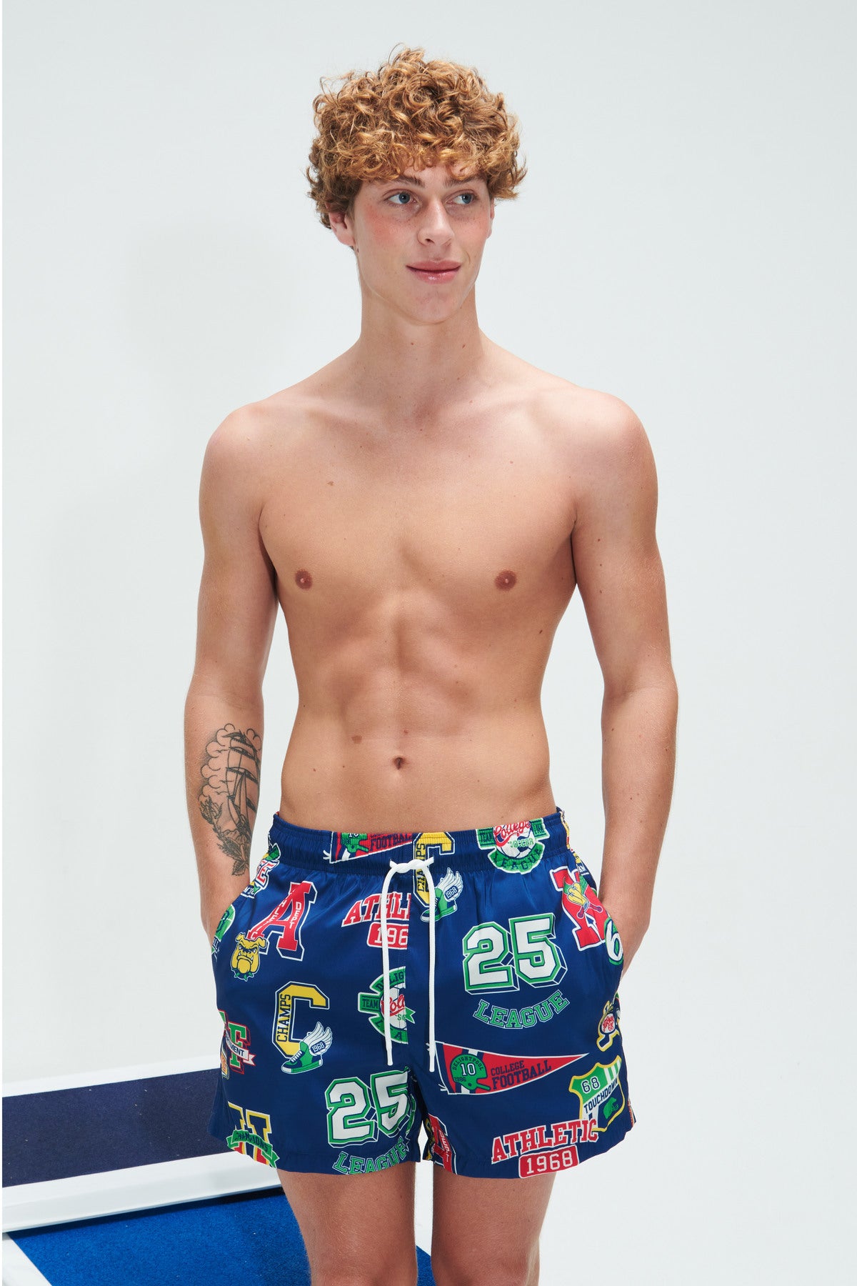 Athletic Club Swim Trunks - Team Navy