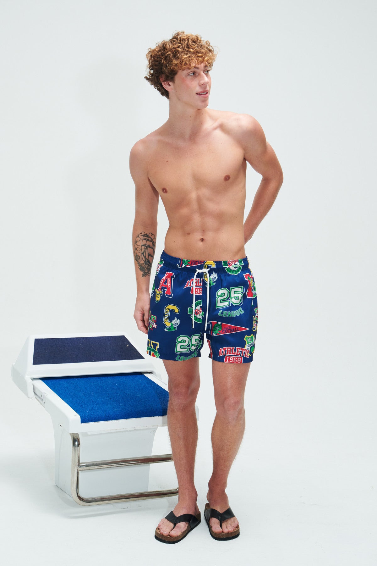 Athletic Club Swim Trunks - Team Navy