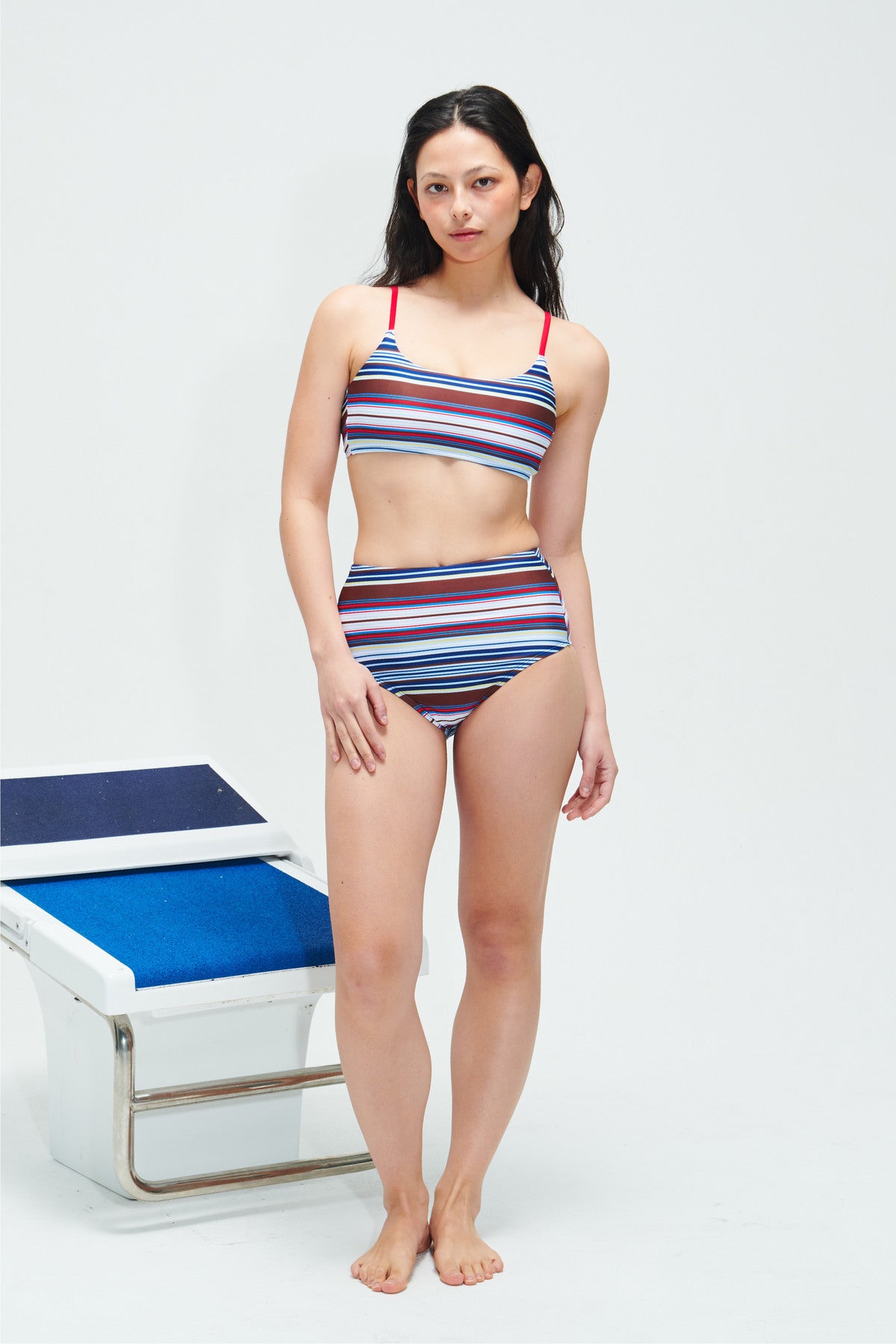 Retro Coast BIKINI Bottom - Sunset Brown