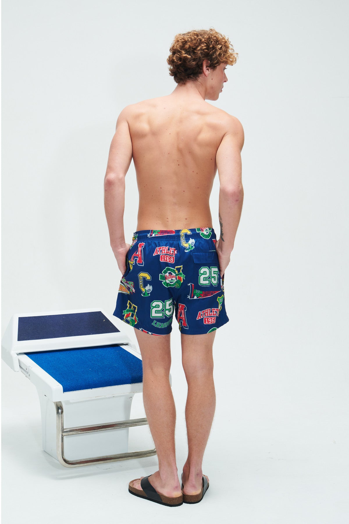 Athletic Club Swim Trunks - Team Navy