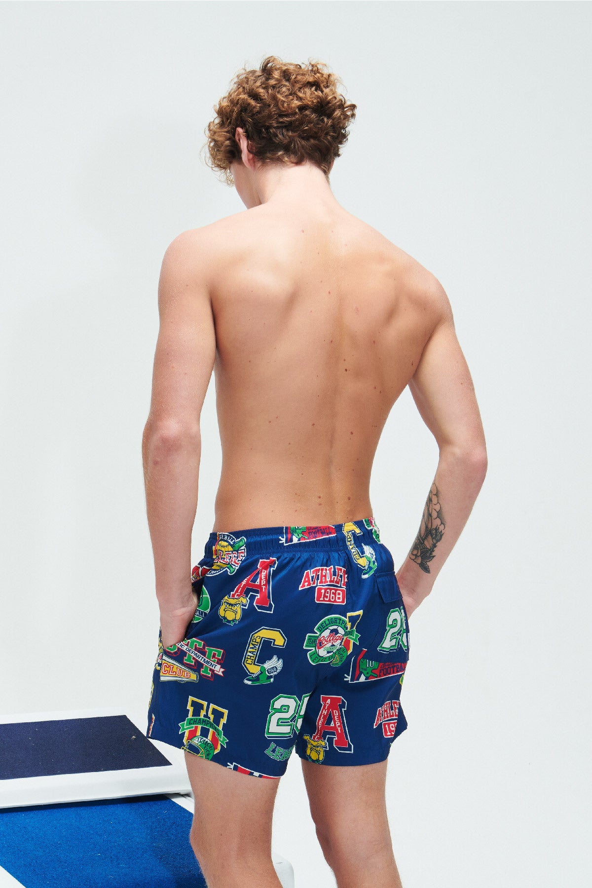 Athletic Club Swim Trunks - Team Navy