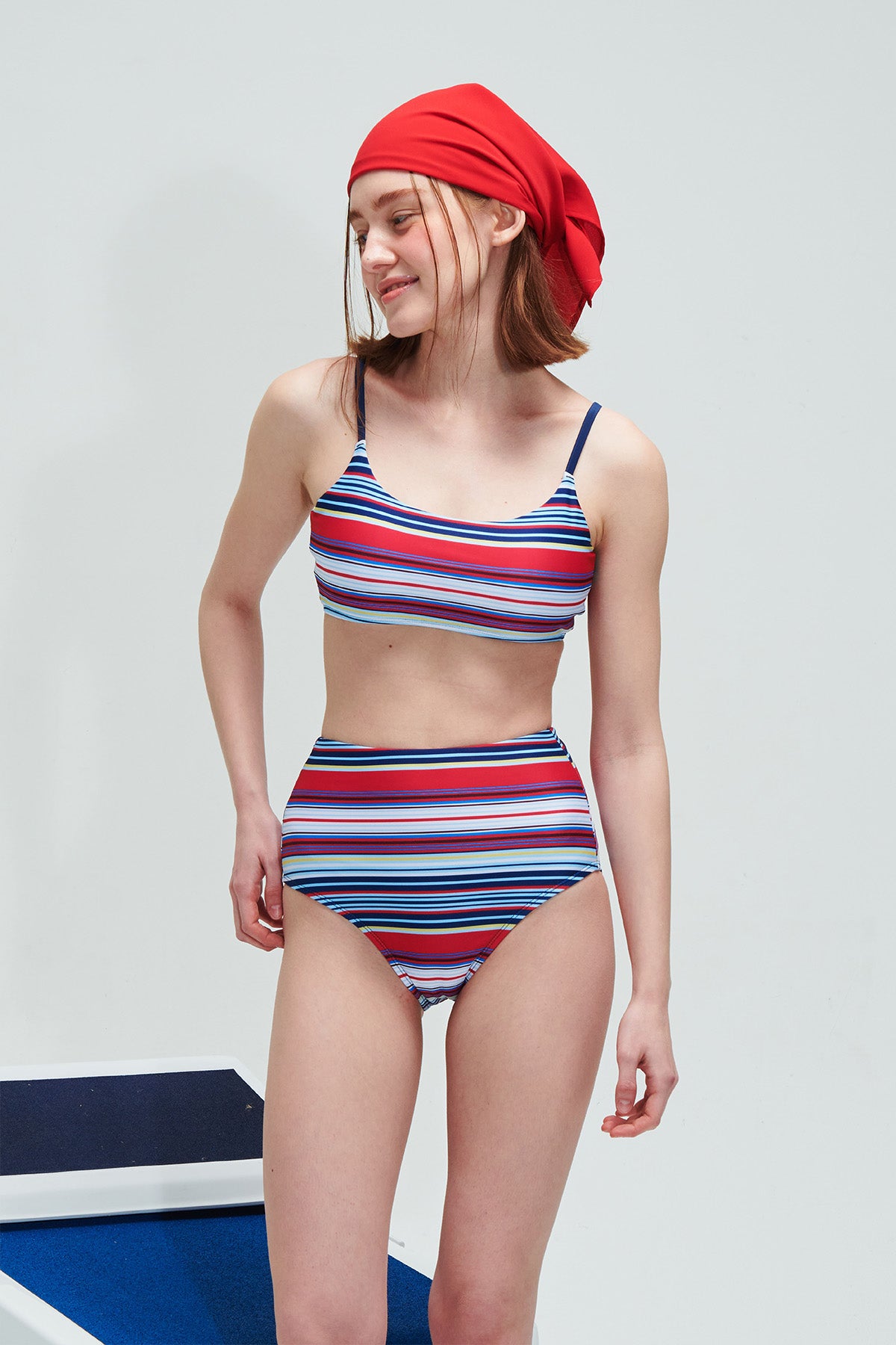 Haut de bikini Retro Coast - Rouge port