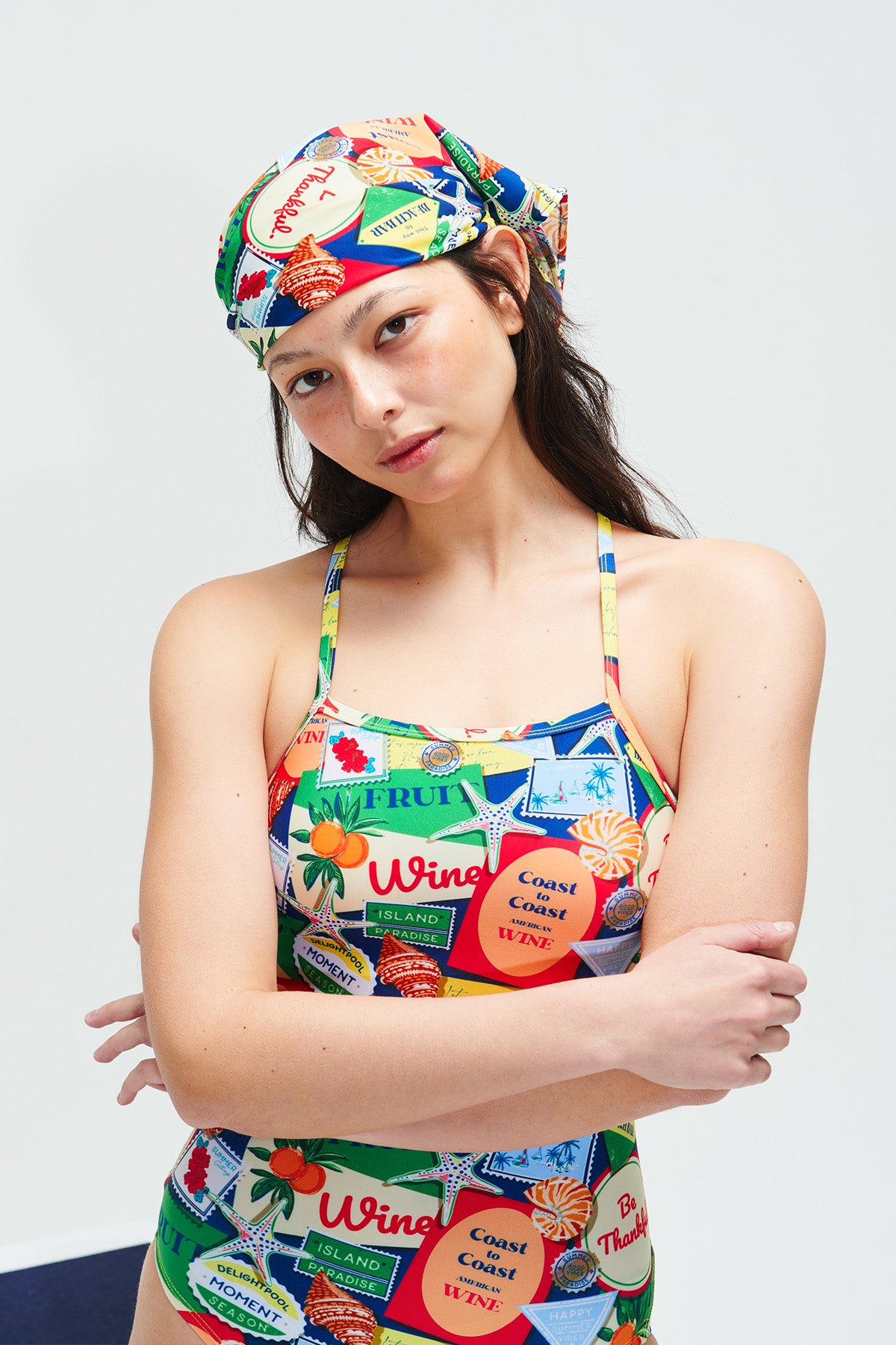 Postcard Club swimsuit - Multi