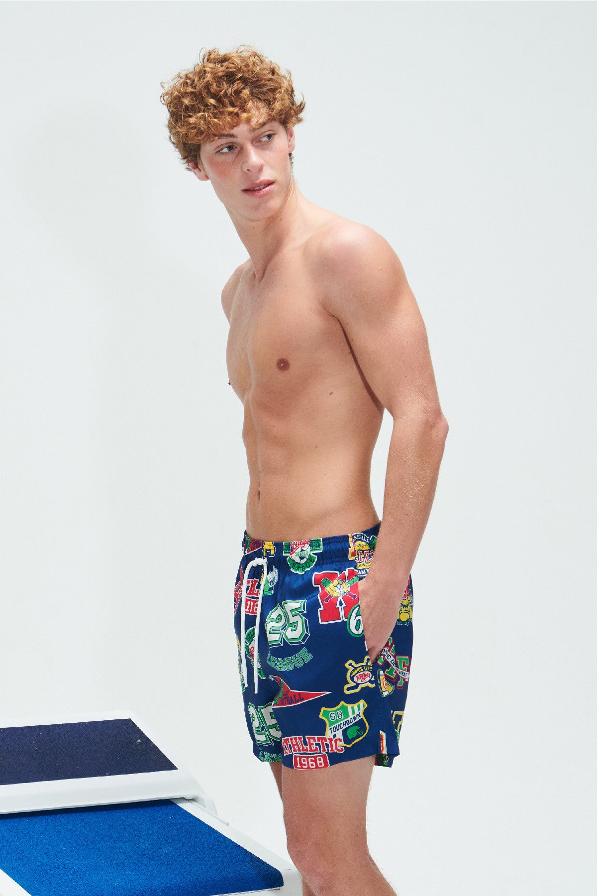 Athletic Club Swim Trunks - Team Navy