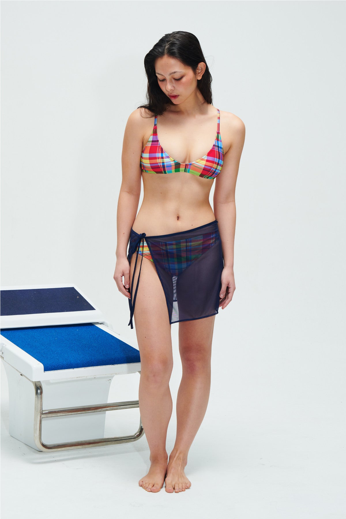 サファイア ブルーム ビキニボトム - ロイヤルネイビー