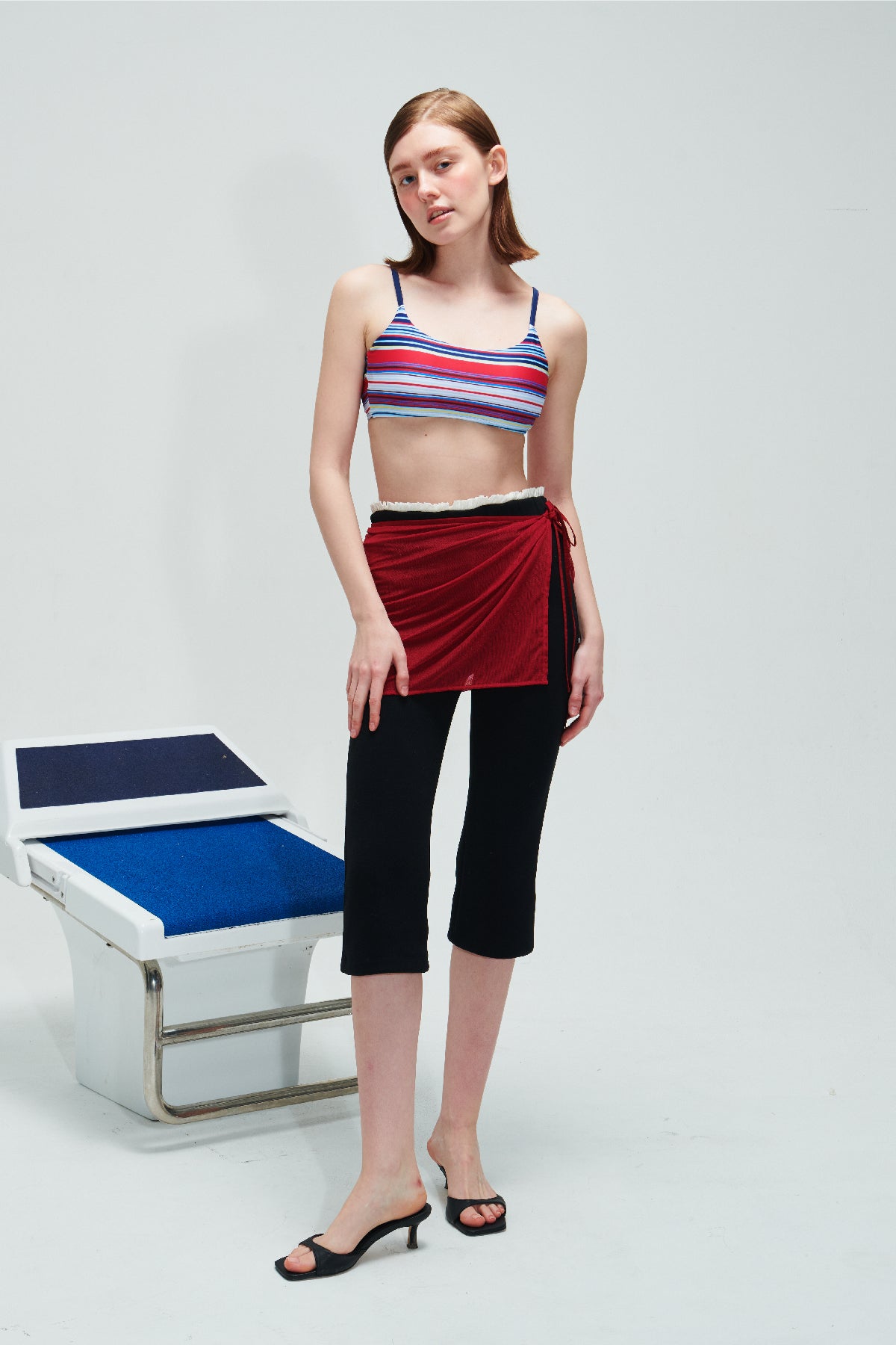 Haut de bikini Retro Coast - Rouge port