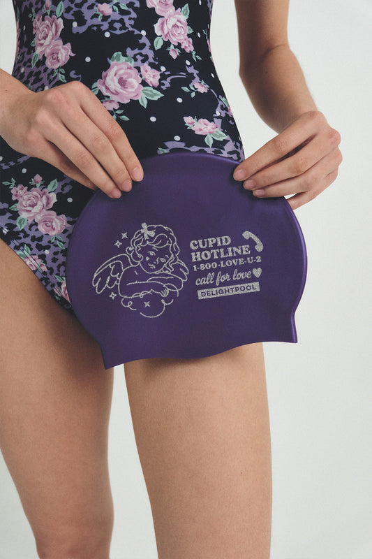 Bonnet de bain Jardin Rustique - Violette