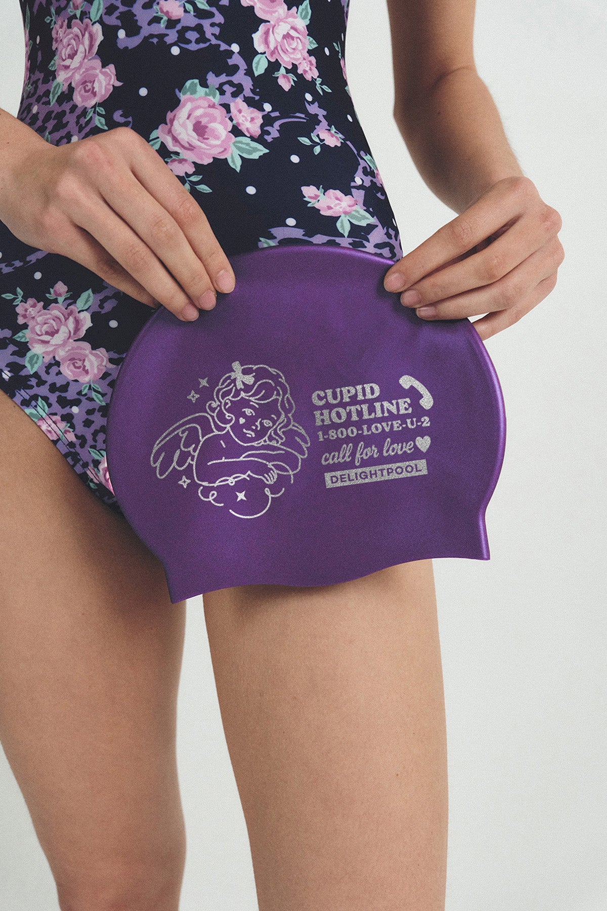 Bonnet de bain Rustic Garden - Violet