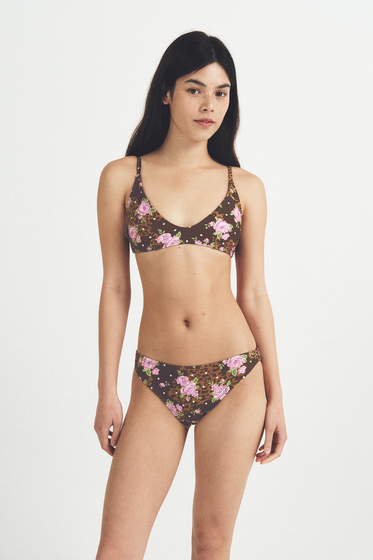 Haut de bikini Sapphire Bloom - Royal Navy