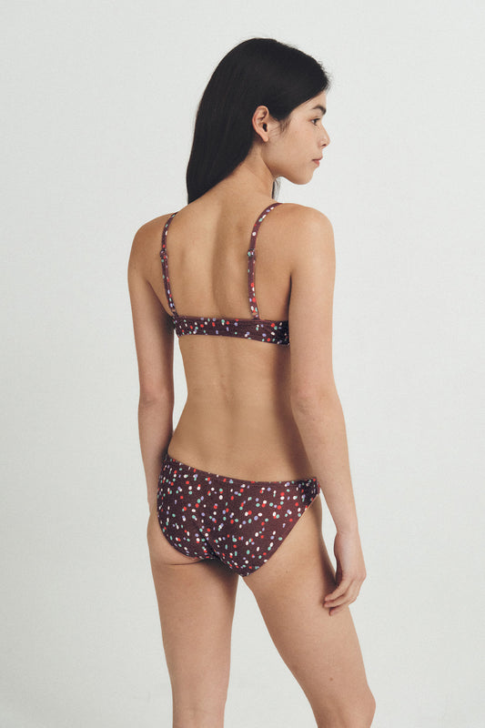 Grumpy Dot BIKINI Bottom - Cherry Pop