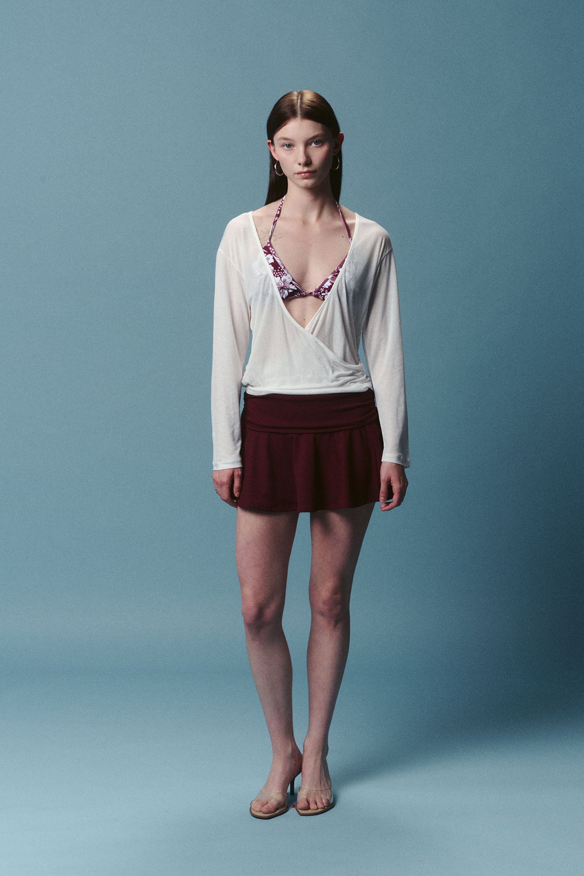 Romy Cover-up Top - Seashell white