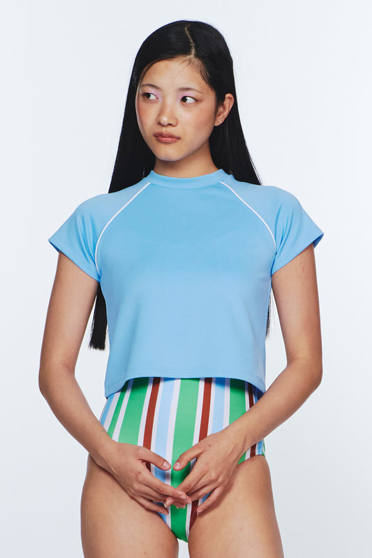 Top à eau Kate - Bleu ciel